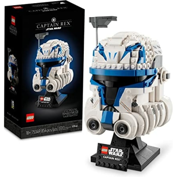 LEGO Star Wars Captain Rex Helmet Set 75349, The Clone Wars Collectible for Adults, 2023 Series Model Collection, Memorabilia Gift Idea 樂高 星際大戰 1