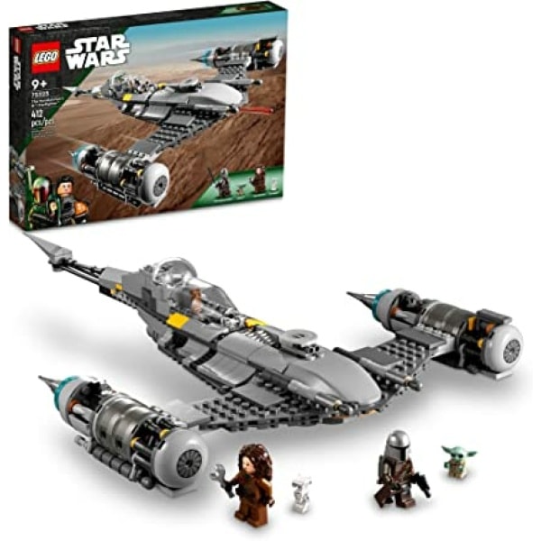 LEGO Star Wars The Mandalorian's N-1 Starfighter 75325 Building Set - The Book of Boba Fett, Featuring Baby Yoda Grogu and Droid Toy Figures, Birthday Gift idea for Kids, Boys & Girls Ages 9+ 樂高 星際大戰 1