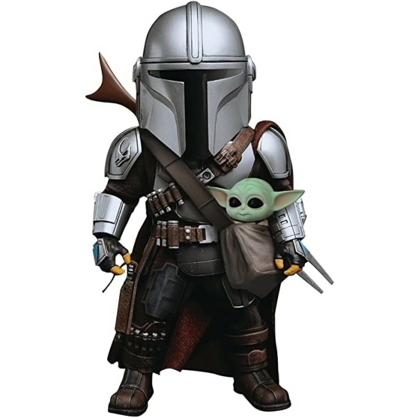 Beast Kingdom Star Wars: The Mandalorian: The Mandalorian EAA-122 Egg Attack Action Figure, Multicolor 野獸國 星際大戰公仔 1