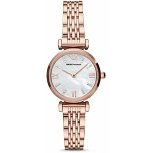 Emporio Armani Women's Two-Hand Rose Gold-Tone Stainless Steel Watch (Model: AR11316) 女錶