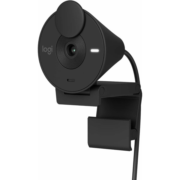 Logitech Brio 301 Full HD Webcam with Privacy Shutter 網路攝影機 1