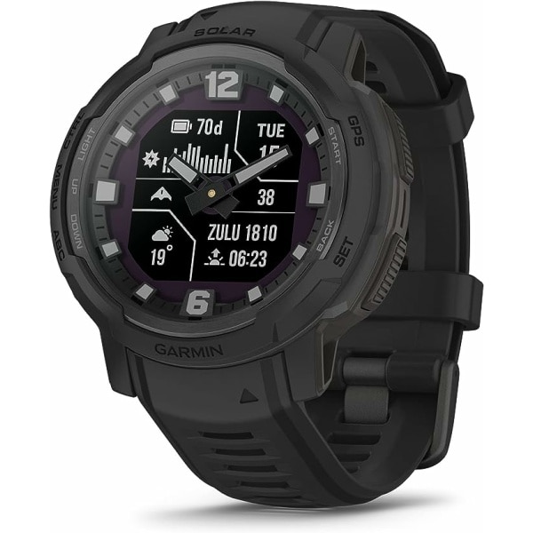 Garmin Instinct Crossover Solar Tactical Edition 太陽能運動指針GPS智慧錶(軍事戰術版) 1