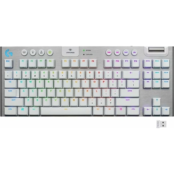 Logitech G915 TKL Tenkeyless Lightspeed Wireless RGB Mechanical Gaming Keyboard 機械式電競鍵盤 1