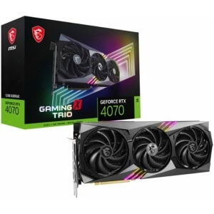 MSI NVIDIA GeForce RTX 4070 Gaming X Trio 12G 12GB DDR6X PCI Express 4.0 Graphics Card 微星 顯示卡