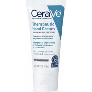 CeraVe Therapeutic Hand Cream for Dry Cracked Hands With Hyaluronic Acid and Niacinamide