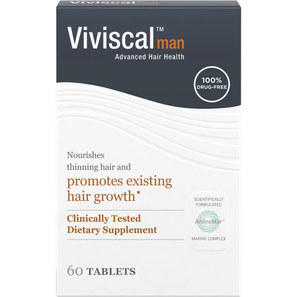 Viviscal Men's Hair Growth Supplements for Thicker 男用薇絲卡魔髮錠 1個月份 1