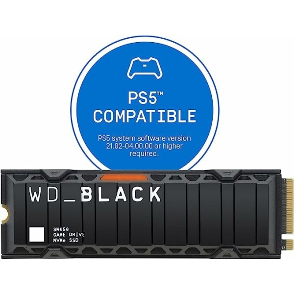 WD_BLACK 500GB SN850 NVMe Internal Gaming SSD Solid State Drive with Heatsink 1