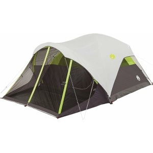 Coleman Steel Creek Fast Pitch Dome Camping Tent with Screened Porch