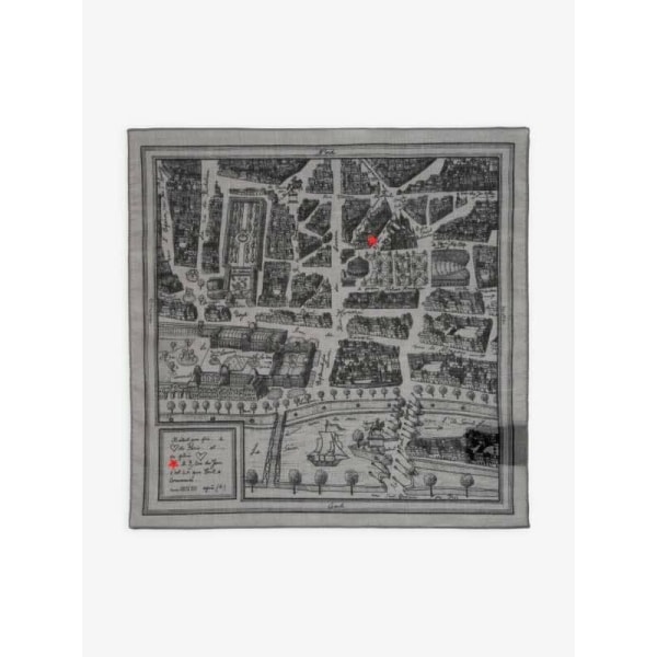 agnes b grey Rue du Jour scarf 2商品 1