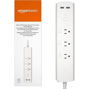 Amazon Basics Rectangular Smart Plug Power Strip