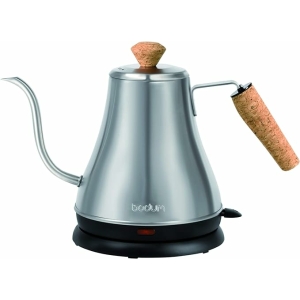 Bodum 11883-57US Melior Gooseneck Electric Water Kettle, 27 Ounces, Matt Chrome