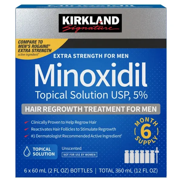 Kirkland Signature Hair Regrowth Treatment Extra Strength for Men 1