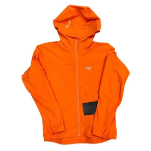 ARCTERYX Men's Small Gamma Lightweight Hoody Phenom Orange Essential Soft Shell