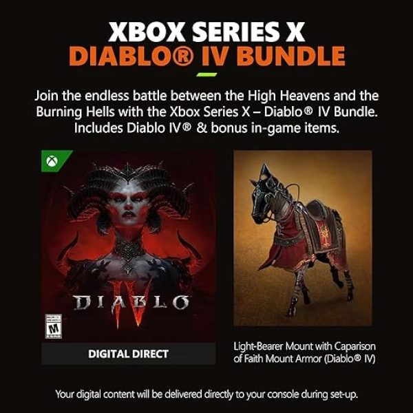 Microsoft Xbox Series X Diablo IV Bundle 遊戲主機暗黑破壞神同捆組 3