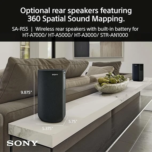 Sony SA-RS5 Wireless Rear Speakers with Built-in Battery 無線後環繞揚聲器 2