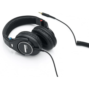 Shure SRH840 Professional Monitoring Headphones Optimized for Critical Listening and Studio Monitoring 耳罩式有線耳機