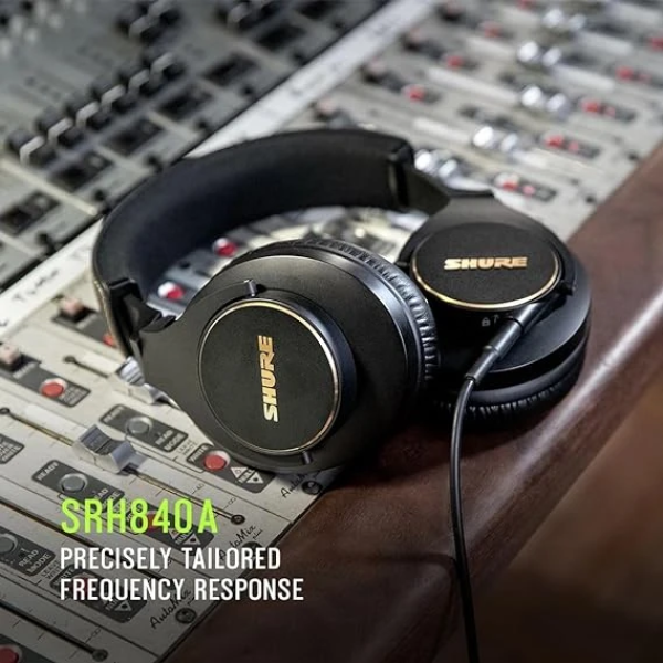 Shure SRH840A Over-Ear Wired Headphones for Critical Listening & Monitoring 耳罩式有線耳機 3