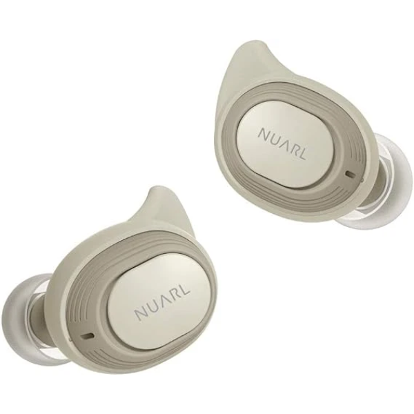 NUARL N6 Sports IPX7 Complete Wireless Earphone Earbuds Bluetooth5.2 10hr Playback QCC3040 aptX Adaptive Low Delay Waterproof Sports Telework Game Fully Wireless N6sports (Warm Gray) 真無線耳機 1