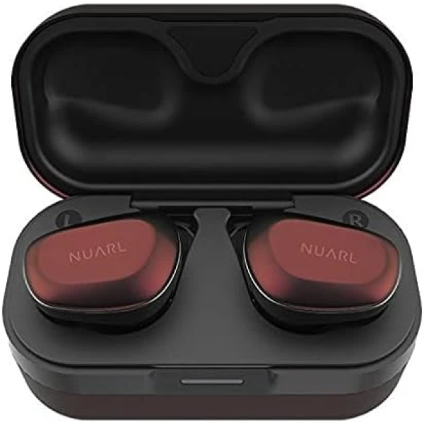NUARL N6 Pro2 TWS True Wireless Stereo Earphones Earbuds Bluetooth5.2 Gaming Mode Lowdelay Mode 10hr Playback aptX Adaptive aptX AAC SBC HDSS IPX4 multipoint N6PRO2-BR(Bordeaux) 真無線耳機 2