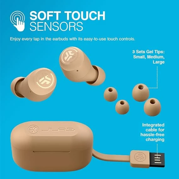 JLab Go Air Tones True Wireless Earbuds Designed with Auto On and Connect 真無線藍牙耳機 3