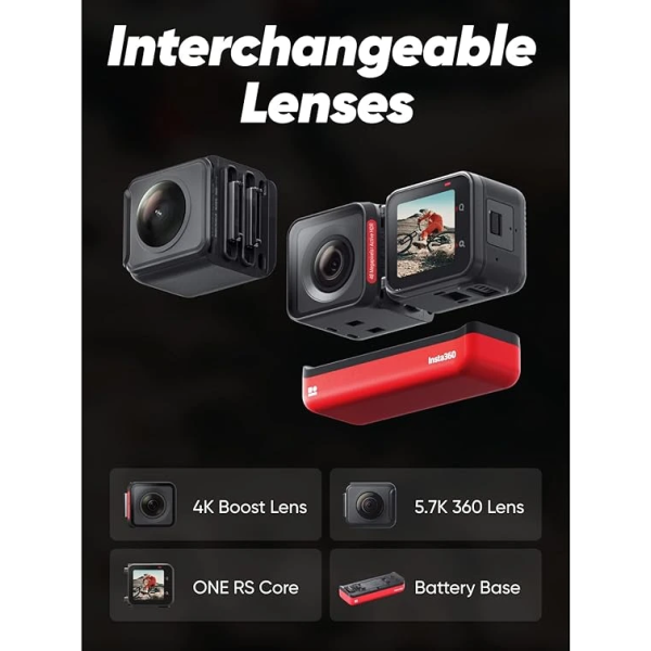 Insta360 ONE RS Twin Edition 運動相機雙鏡頭套組 3