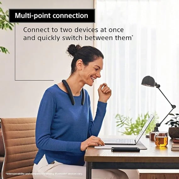 Sony SRS-NB10 Wireless Neckband Bluetooth Speaker Comfortable and Lightweight with Technology to Work from Home 無線穿戴式揚聲器 3