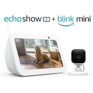 All-new Echo Show 5 (3rd Gen) with Blink Mini 語音助理管家智慧音箱喇叭
