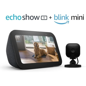 All-new Echo Show 5 (3rd Gen) with Blink Mini 語音助理管家智慧音箱喇叭