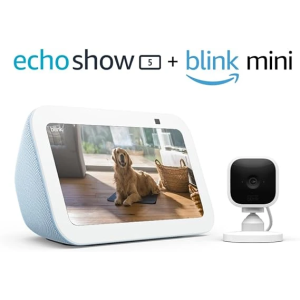 All-new Echo Show 5 (3rd Gen) with Blink Mini 語音助理管家智慧音箱喇叭