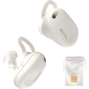 NUARL NEXT1 True Wireless Earbuds Bluetooth5.3 20hr Playback LDAC Low Latency Mode Hybrid ANC AI Call （White Igret） 真無線耳機