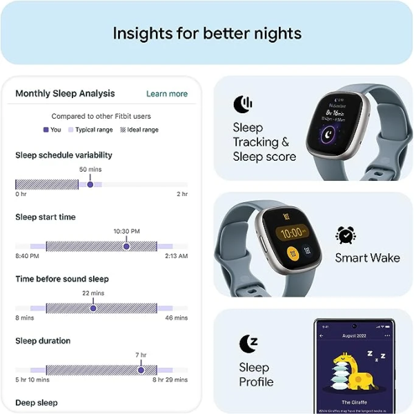 Fitbit Versa 4 Fitness Smartwatch 智慧手錶 3