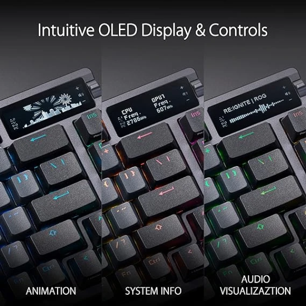 ASUS ROG Azoth 75% Wireless DIY Custom Gaming Keyboard 電競鍵盤 2