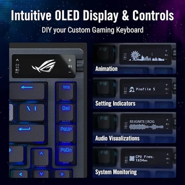 ASUS ROG Azoth 75% Wireless DIY Custom Gaming Keyboard 電競鍵盤 3