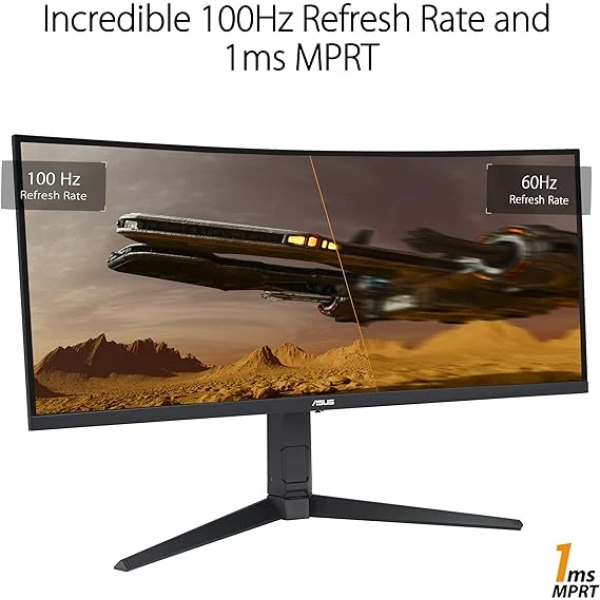 ASUS TUF Gaming 34” Ultra-Wide Curved HDR Monitor (VG34VQEL1A) 電競螢幕 3