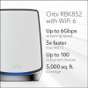 NETGEAR Orbi Whole Home Tri-band Mesh WiFi 6 System (RBK852) 5