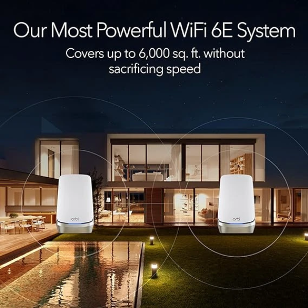 NETGEAR Orbi Quad-Band WiFi 6E Mesh System (RBKE962) 3
