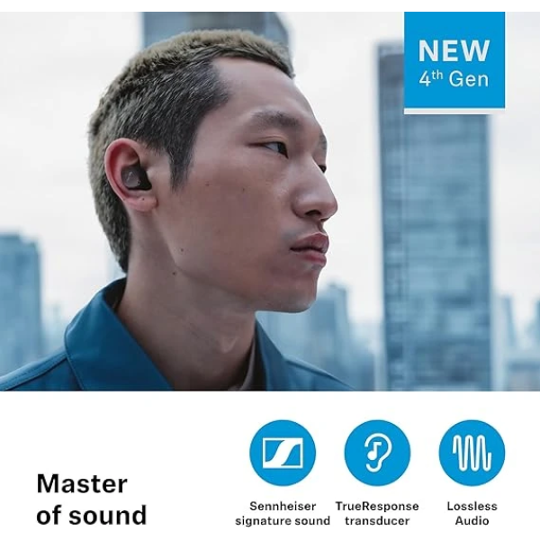 Sennheiser MOMENTUM True Wireless 4 Smart Earbuds with Bluetooth 5.4 2