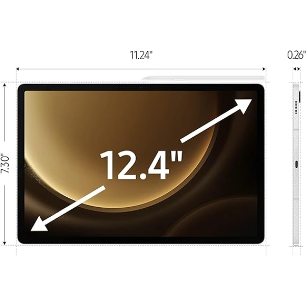 Samsung Galaxy Tab S9 FE+ 12.4” 256GB Android Tablet 2