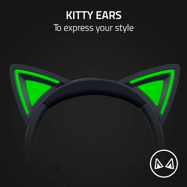 Razer Kraken Kitty V2 USB Wired RGB Headset 北海巨妖 貓耳耳機 2