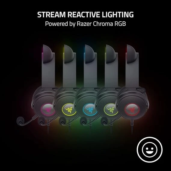 Razer Kraken Kitty V2 Pro Wired RGB Headset 北海巨妖 貓耳耳機 3