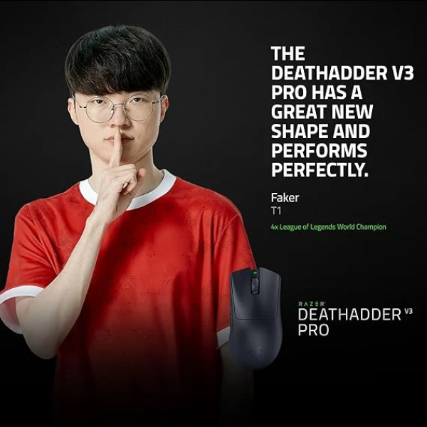 Razer DeathAdder V3 Pro Wireless Gaming Mouse + HyperPolling Wireless Dongle 煉獄奎蛇 V3 Pro 電競滑鼠+無線傳輸器組合 2