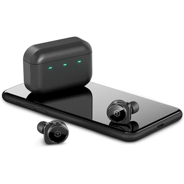 Master and Dynamic MW09 True Wireless Earphones Bluetooth Noise Cancelling Headphones/Earbuds Black 2