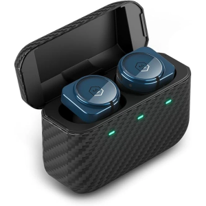Master and Dynamic MW09 True Wireless Earphones Bluetooth Noise Cancelling Headphones/Earbuds Blue