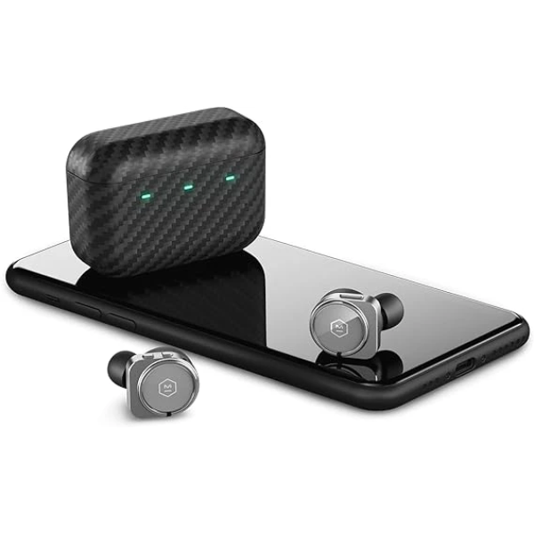 Master and Dynamic MW09 True Wireless Earphones Bluetooth Noise Cancelling Headphones/Earbuds Gunmetal/Silver 2