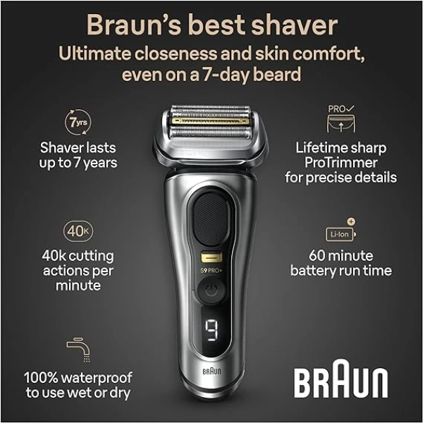 Braun Series 9 9517s PRO+ Electric Razor for Men 3