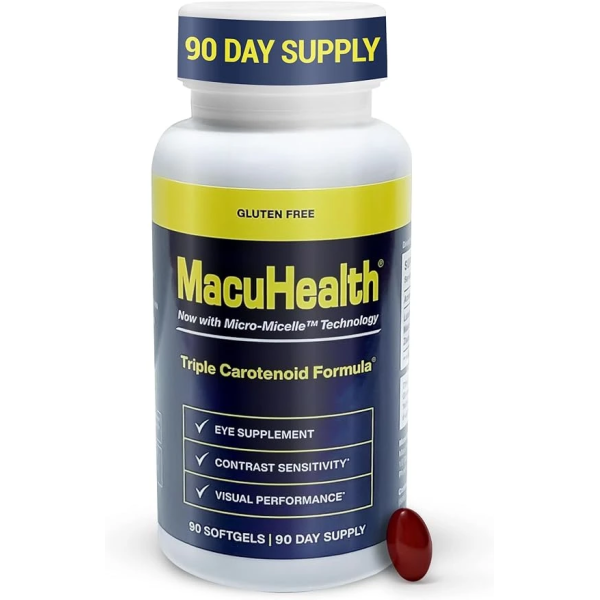 Macuhealth Triple Carotenoid Formula - Eye Vitamins for Adults 1