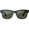 Ray-Ban Meta Wayfarer, Shiny Black/G15 Green, Regular 4