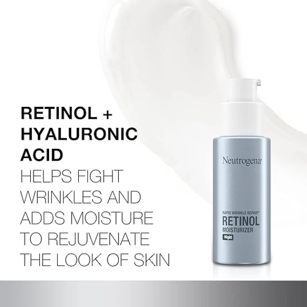 Neutrogena Visible Repair Fragrance Free Retinol Night Face Moisturizer 3