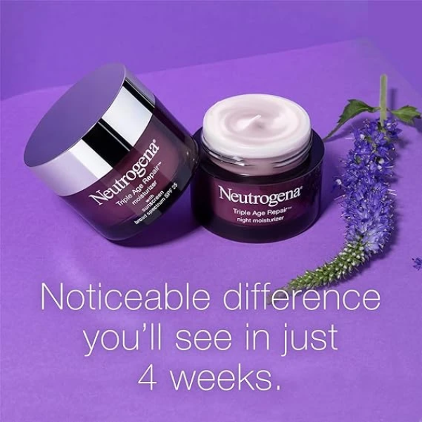 Neutrogena Triple Age Repair Anti-Aging Daily Facial Moisturizer with SPF 25 Sunscreen & Vitamin C 3