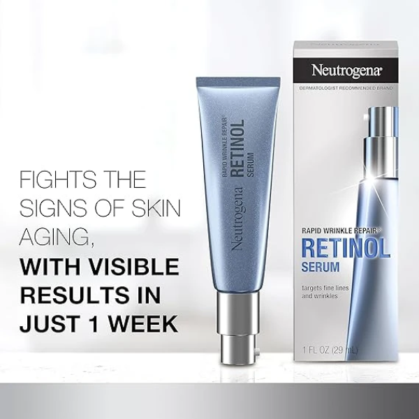 Neutrogena Rapid Wrinkle Repair Retinol Anti-Wrinkle Face Serum with Hyaluronic Acid 2